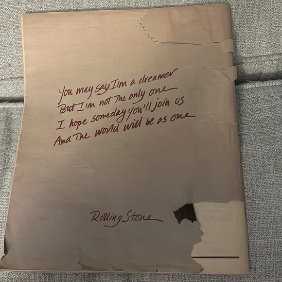 1981 Rolling Stone John Lennon - Picture 2 of 3